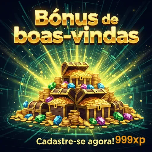 Imagem de bônus de boas-vindas do site 999xp para novos usuários.