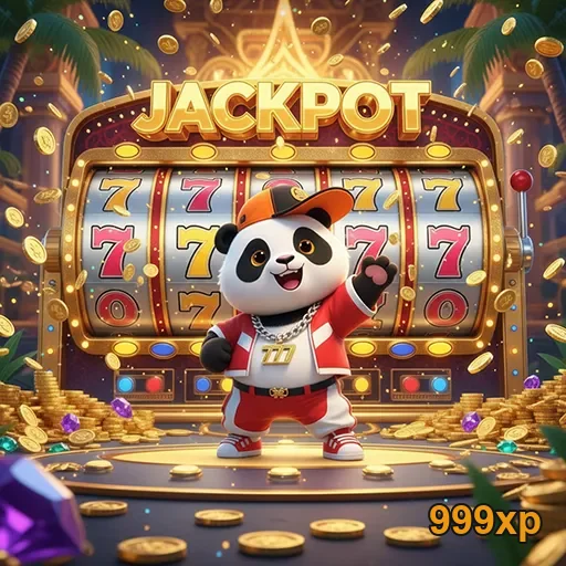 Imagem de slots de panda com jackpot no 999xp, trazendo sorte e diversão aos jogadores.