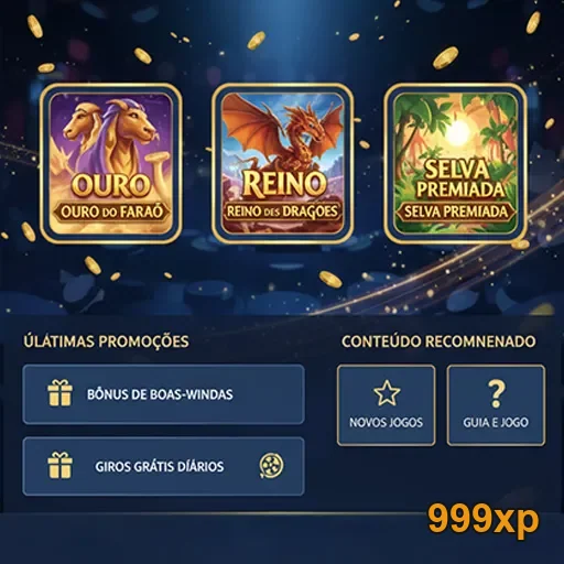 Imagem do jogo 999xp com tema de ouro no reino da selva, explorando tesouros escondidos.